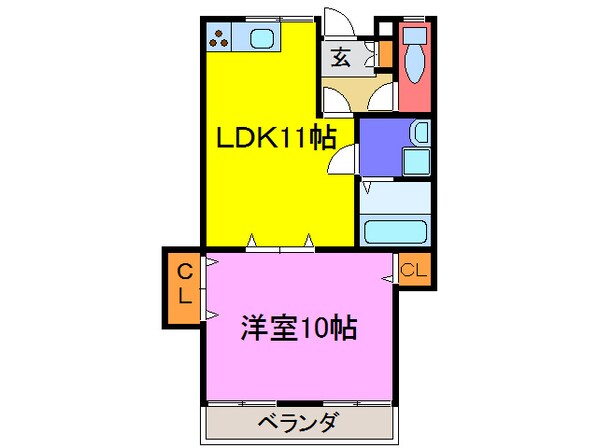 ウエストリバーの物件間取画像